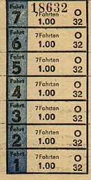 Fahrkarte gültig bis 1977