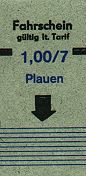 Fahrschein gültig bis 1990